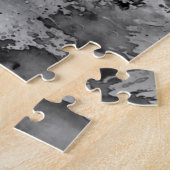 Peinture Jigsaw Puzzle Nature Lady - Noir Blanc (Côté)