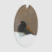 Peinture Junco foncée - Art original pour oiseaux (devant)