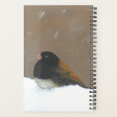 Peinture Junco foncée - Art original pour oiseaux (Dos)
