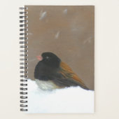 Peinture Junco foncée - Art original pour oiseaux (Devant)