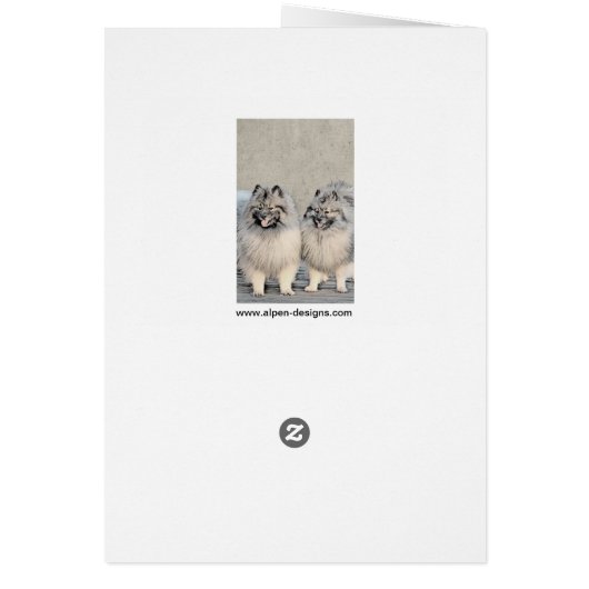 Peinture Keeshond Brothers - Art Chien original (Dos)