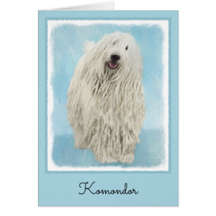 Peinture Komondor - Cute Original Chien Art