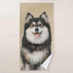 Peinture Lapphund Finlandaise - Joli art original 