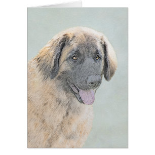 Peinture Leonberger - Joli art original chien