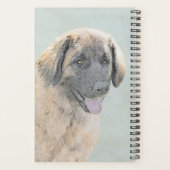 Peinture Leonberger - Joli art original chien (Dos)