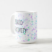 Peinture Liquide de créativité Splatter Mug (Devant gauche)