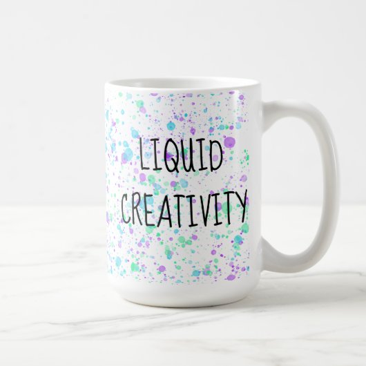 Peinture Liquide de créativité Splatter Mug (Droite)