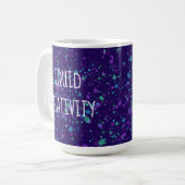 Peinture Liquide de créativité Splatter Mug (Devant gauche)