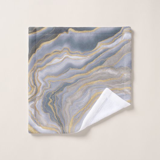 Peinture Liquide Gris Or Fluide (Gant de toilette)