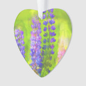 Peinture Lupine - Art Fleur Original (devant)