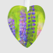 Peinture Lupine - Art Fleur Original (devant)