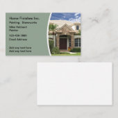 Peinture Maison Et Pierre Finit Carte de visite (Devant / Derrière)