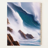 Peinture majestueuse des vagues océaniques (Dos)