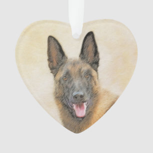 Peinture Malinoise belge - Cute Original Chien Art
