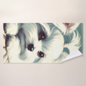 Peinture maltaise vintage (Serviette de bain)