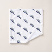 Peinture Manatee Aquarelle Ensemble de serviettes (Gant de toilette)