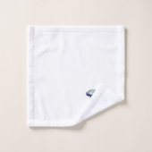 Peinture Manatee Aquarelle Ensemble de serviettes  (Gant de toilette)