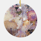 Peinture moderne Arbre de Noël Décorations violett (Dos)