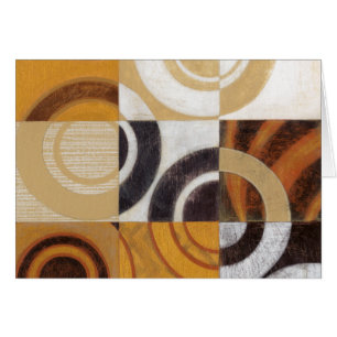 Peinture moderne avec les motifs circulaires