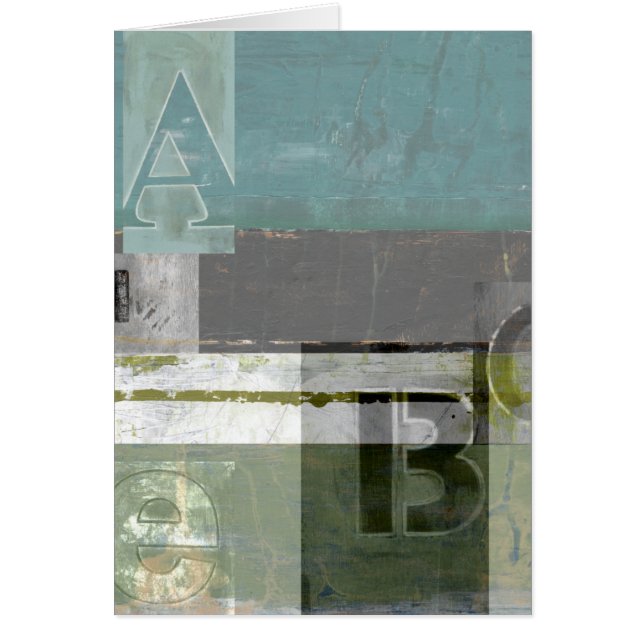 Peinture moderne avec lettres assorties (Devant)