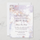 Peinture moderne Faire-part de mariage romantique (Devant)