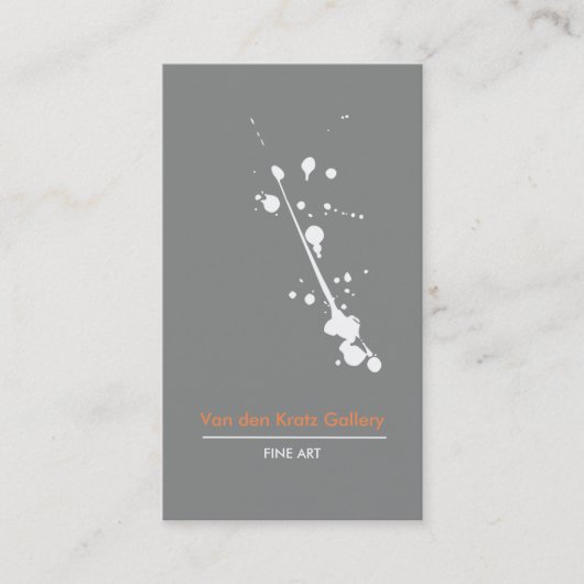 Peinture moderne Peinture Carte de visite (Devant)