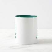 Peinture moderne Perdu Arbre de Noël Mugs (Centre)