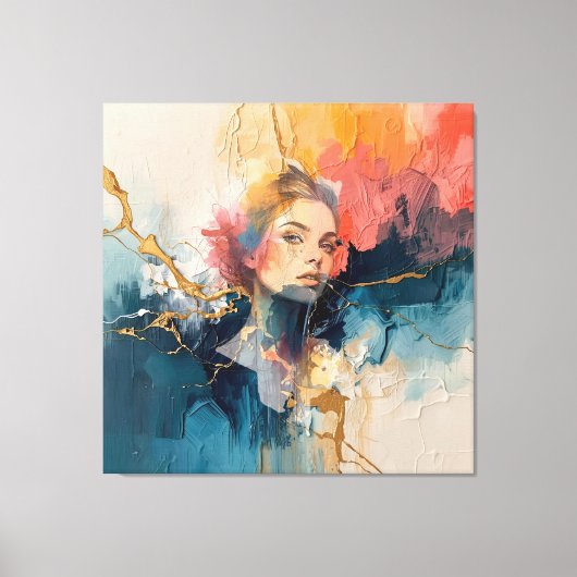 peinture murale abstraite, impression d'art modern (Recto)