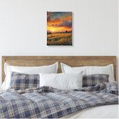 Peinture murale en toile d'eau de prairie (Insitu(Chambre))