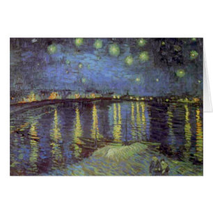 Peinture nocturne étoilée de Van Gogh