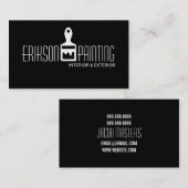 Peinture noire Carte de visite de construction Pei (Devant / Derrière)