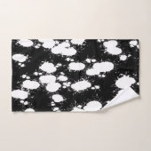 Peinture noire et blanche (Serviette à main)