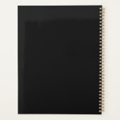 Peinture noire et or moderne Géométrique Chic (Dos)