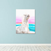 Peinture numérique à l'huile Unicorne sur toile (Insitu (Plancher de Bois))