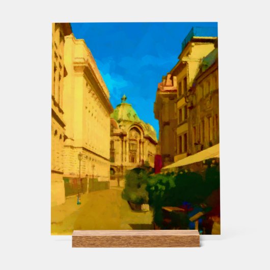 Peinture numérique de Bucarest (Recto)