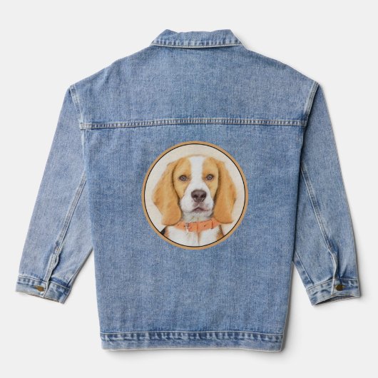 Peinture originale de chien Beagle Hound Art anima (Verso)