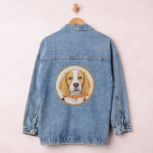 Peinture originale de chien Beagle Hound Art anima (Hangar)