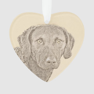 Peinture originale de chien par Retriever de Chesa