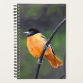 Peinture Oriole - Art Oiseau Original (Devant)