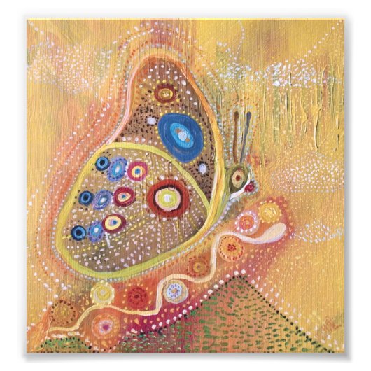 Peinture papillon photo agrandissement Kodak (Devant)