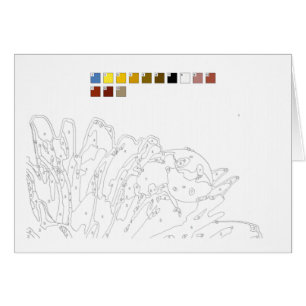 Peinture par la carte de nombres : Ladybird