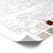 Peinture par numéros Poster : Bateau (Coin)