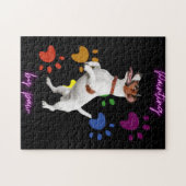 "PEINTURE PAR PAW' PUZZLE. JIGSAW PUZZLE (Horizontal)