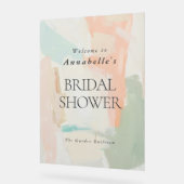 Peinture Pastel Abstraite Fête des mariées élégant (Angle)