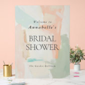 Peinture Pastel Abstraite Fête des mariées élégant (Mariage)