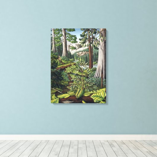 Peinture paysagère canadienne toile d'impression (Insitu (Plancher de Bois))