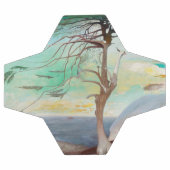 Peinture paysagère du Cèdre solitaire (Plat)