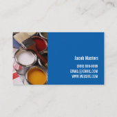 Peinture Peintre Carte de visite de construction (Dos)