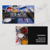 Peinture Peintre Carte de visite de construction (Devant / Derrière)