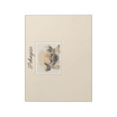 Peinture Pekingese - Mignonne Bloc-notes d'art ori (Tourné)